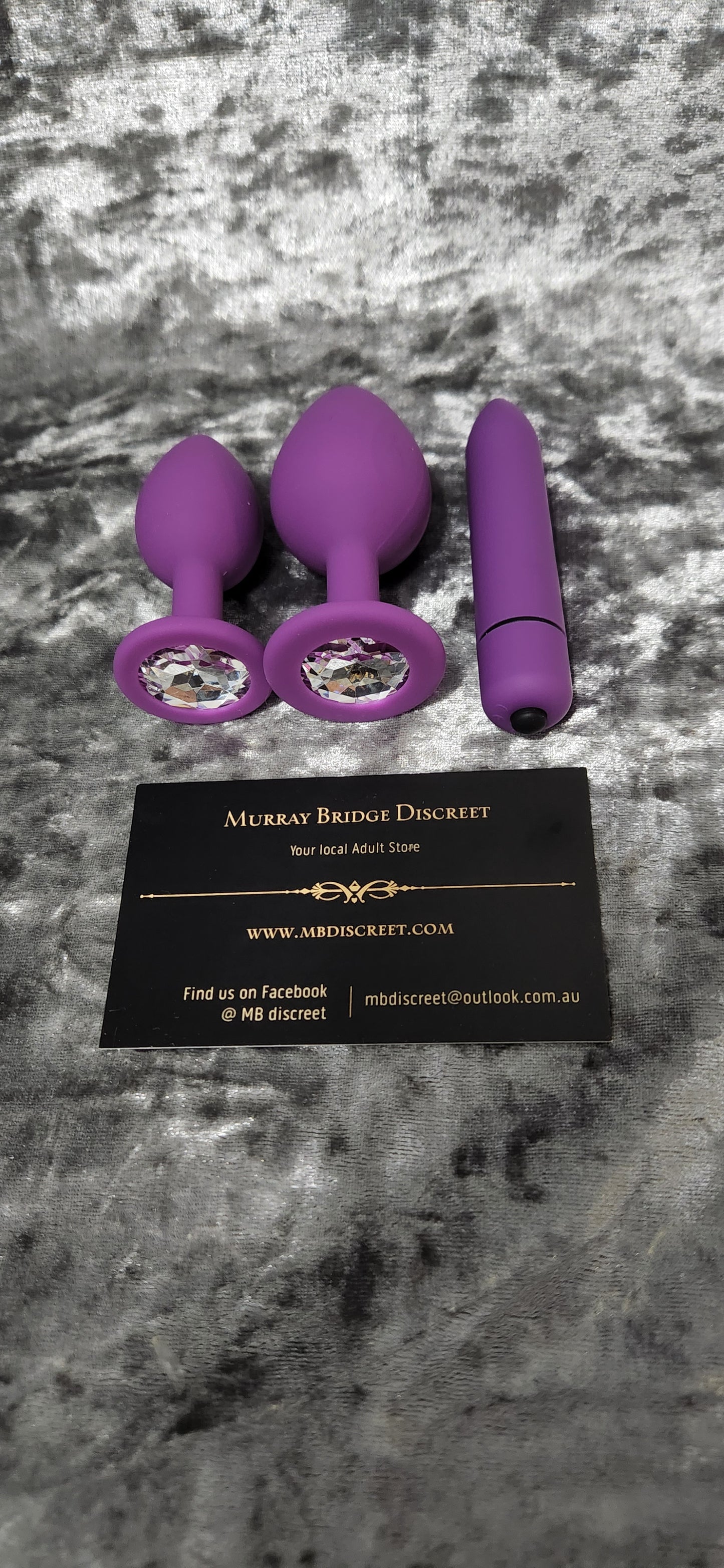 Beginners anal butt plug set and bullet vibrator