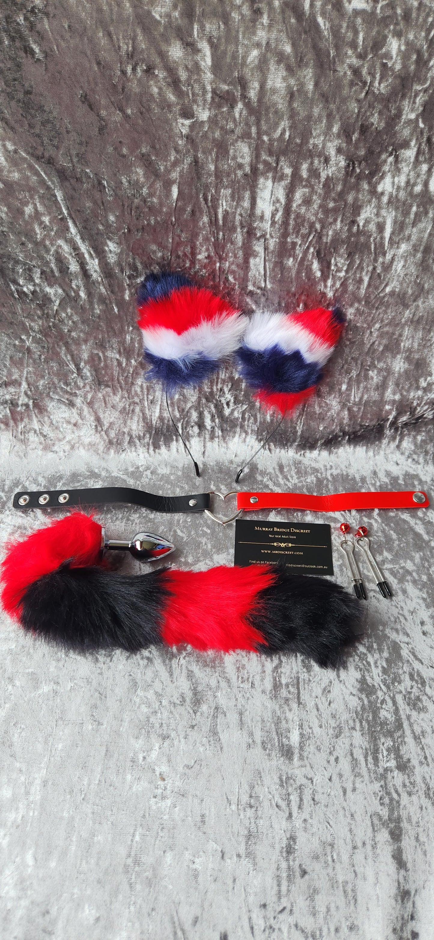 4pcs Fox Tail Set