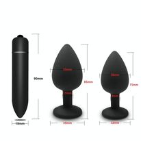 Beginners anal butt plug set and bullet vibrator