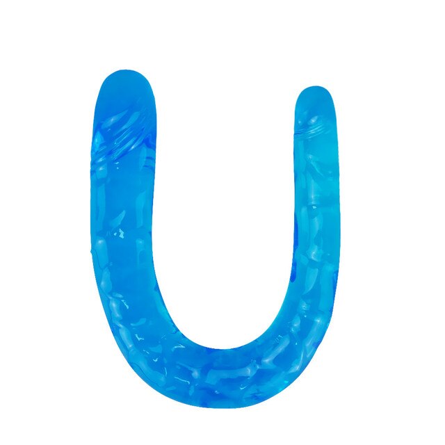 Double Soft Jelly Dildo