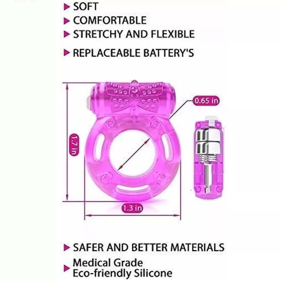 Vibrating cock ring