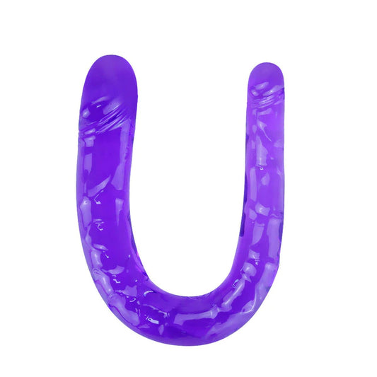 Double Soft Jelly Dildo