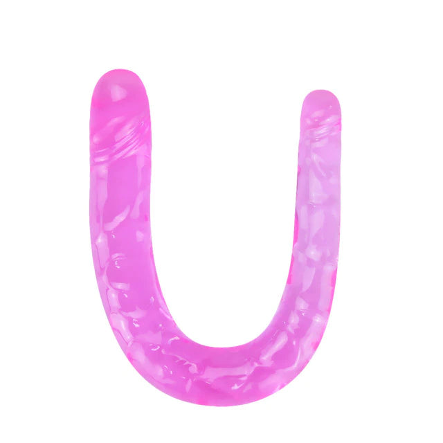 Double Soft Jelly Dildo
